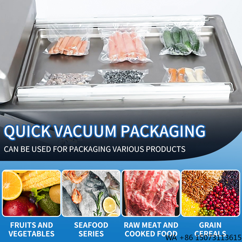 Meal Prep Vacuum Seal - Коммерческий вакуумный упаковщик DZ-500 с двумя