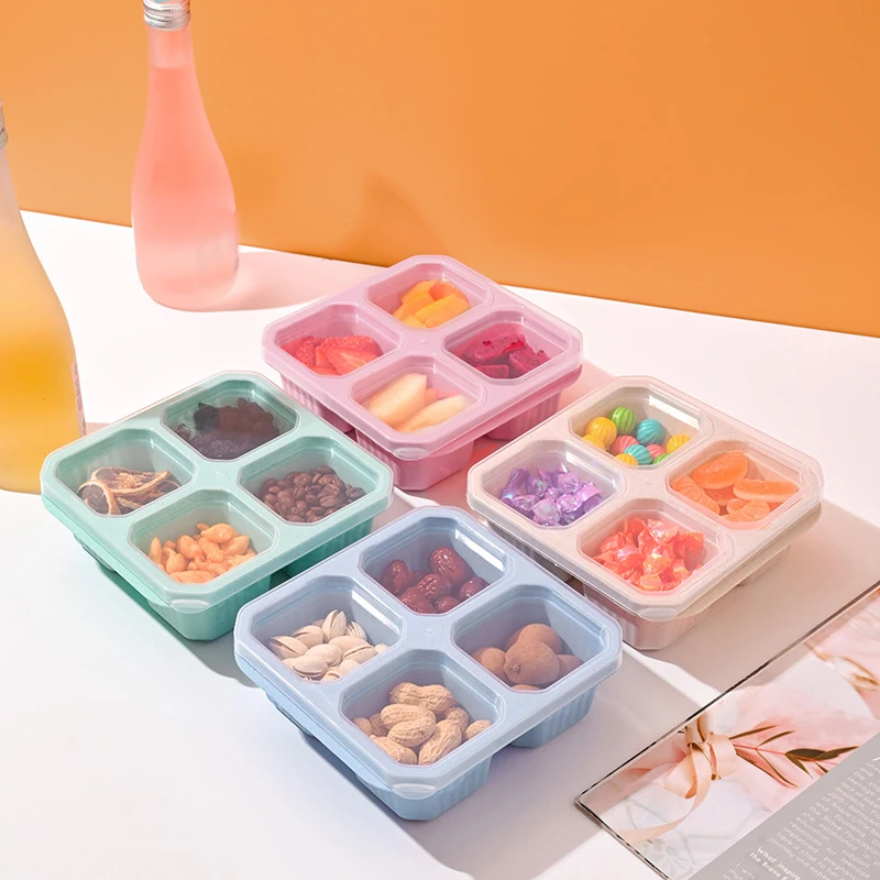 Контейнер для закусок с 4 ячей – обзор и цена Meal Prep Meal Ideas